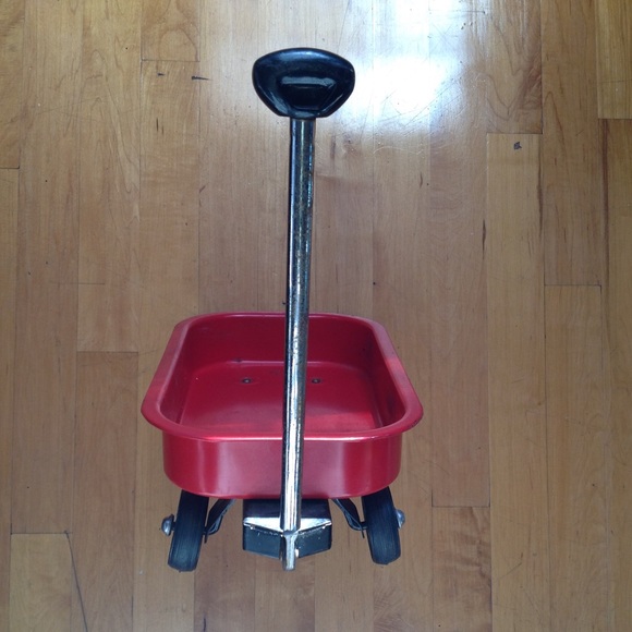 Little Red Racer Vintage Toy Wagon - Picture 8 of 11